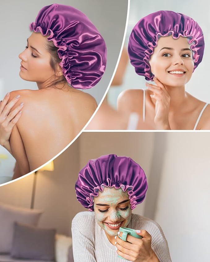Aquior Shower Caps, Reusable Shower Cap - Image 5