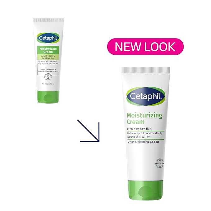 Cetaphil Face & Body Moisturizer, Hydrating Moisturizing Cream - Image 2