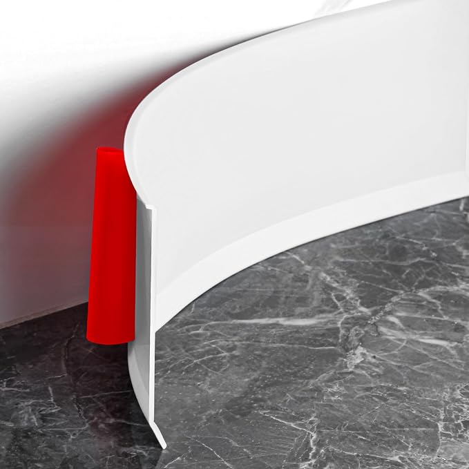 Flexible Baseboard Molding Trim 4 Inch Self-Adhesive Vinyl Wall Base Peel and by Heonay