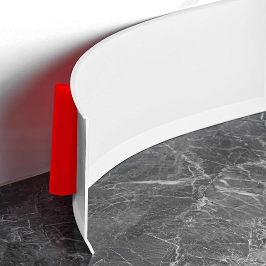 Flexible Baseboard Molding Trim 4 Inch Self-Adhesive Vinyl Wall Base Peel and by Heonay