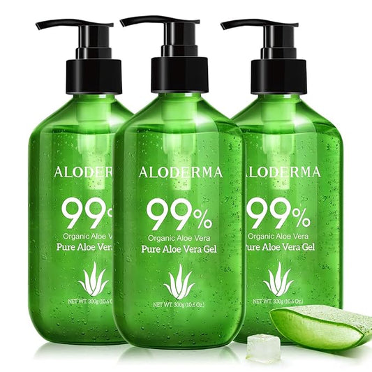 Aloderma 99% Organic Aloe Vera Gel Made within 12 Hours of Harvest by ALODERMA