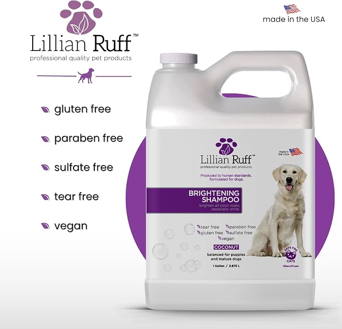 Lillian Ruff PRO Formula Ultra Brightening Dog Shampoo - Image 6