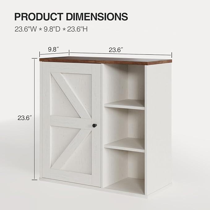 Bathroom Wall Cabinet, Farmhouse Medicine Cabinet - Image 2