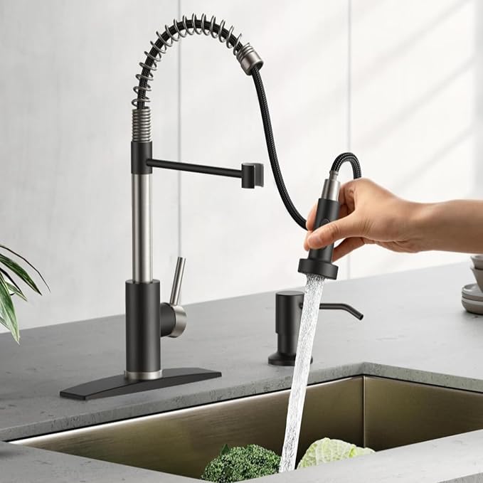 Smart Touch On Kitchen Faucet, 3 Modes Pull Down Sprayer, Sensor Activated - Image 3