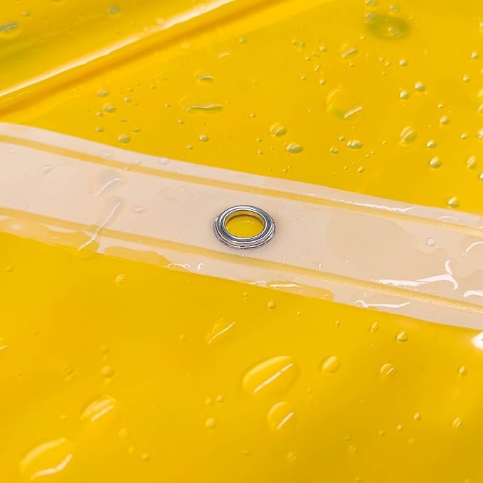 Barossa Design Clear Yellow Shower Curtain Liner - Image 6
