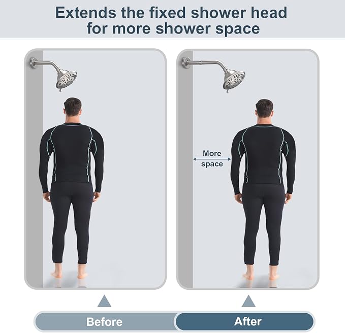BRIGHT SHOWERS Shower Arm Extender - Image 6