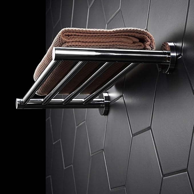 20 Inch Bathroom Towel Rack, Hotel Style Towel Racks - Image 5
