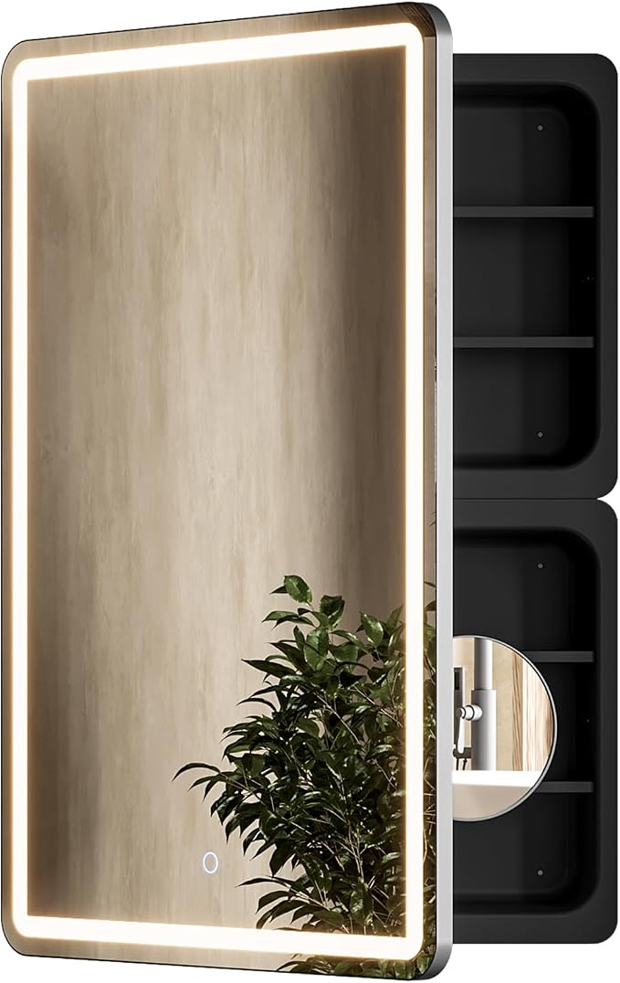 24x36 Inch LED Lighted Medicine Cabinet by ReinventingtheGoodinLife
