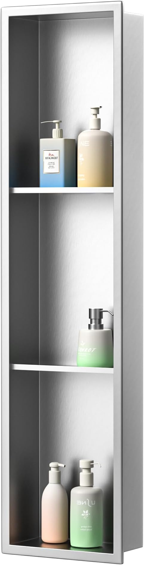 Stainless Steel Shower Niche 8"×36" by Bernkot