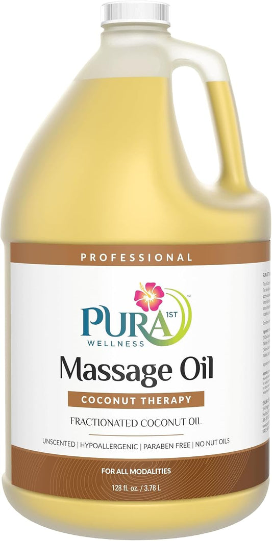 Coconut Therapy Massage Oil, Coconut Massage, Physical Therapy Coconut Oil by Pura1st