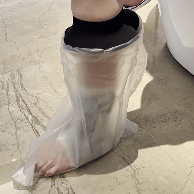 Cast Covers for Shower Leg, Waterproof Cast Cover for Showering, Cast Protector by CIVJET