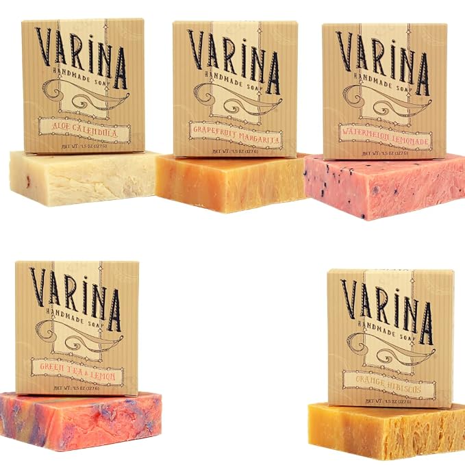 Natural Aloe 2 Variety Bar Soap by VarinaHandmadeSoap