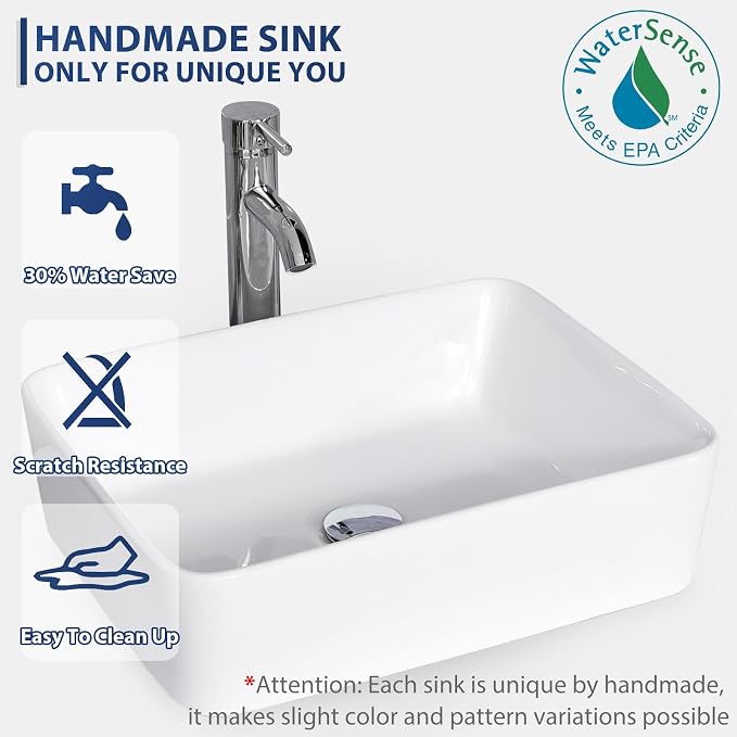 eclife 48" Modern Bathroom Vanity Sink Combo Freestanding Cabinet - Image 5