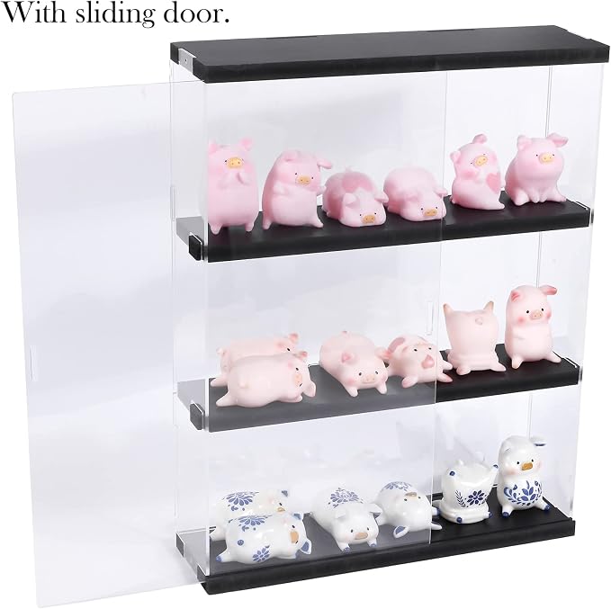 Choowin 3 Layer Wall Shelf Clear Acrylic Display Case - Image 3