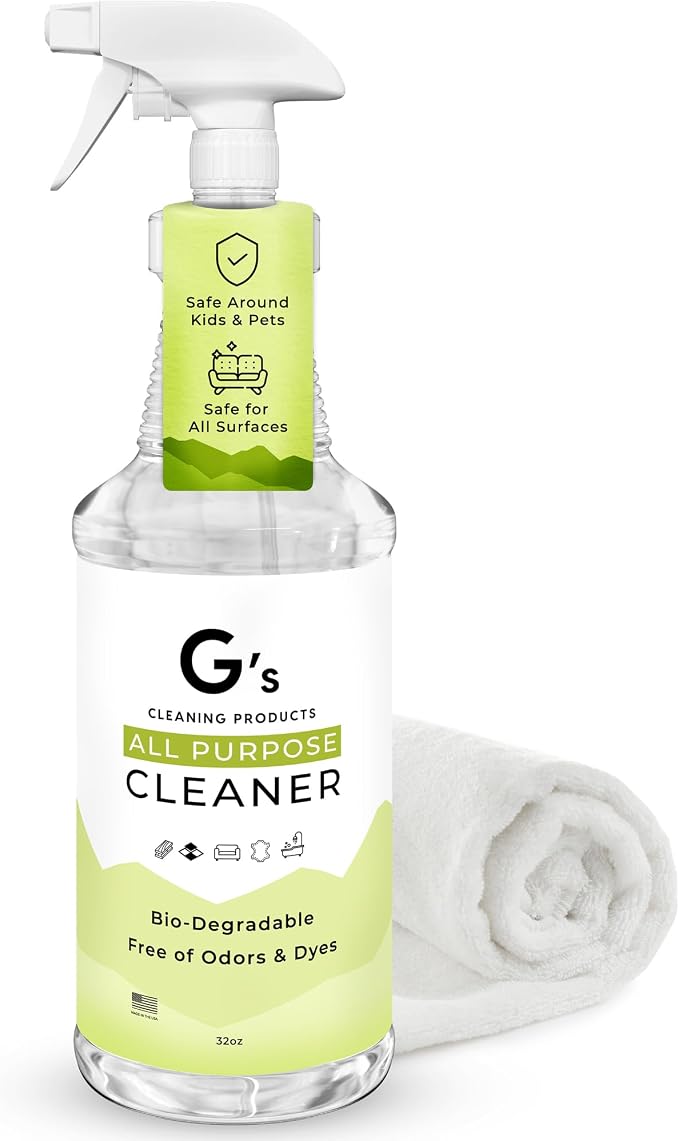 G's Cleaning Biodegradable All Purpose Cleaner – 32 oz Non-Toxic Natural by G%27s+Cleaning+Products