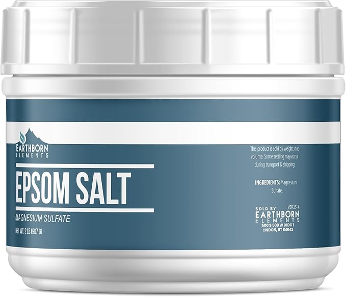 Earthborn Elements Epsom Salt, Magnesium Sulfate Soaking Solution by EarthbornElements