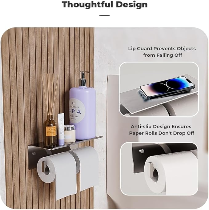Double Toilet Paper Holder - Image 2