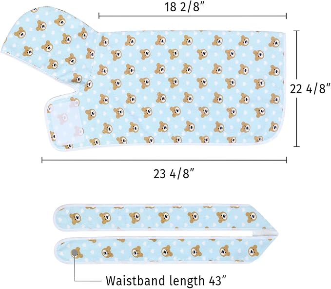 HDE Dog Bathrobe Super Absorbent Quick Drying Puppy Towel Wrap Coat Adjustable - Image 2