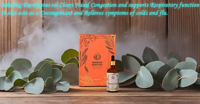 Luxurious Eucalyptus Essential Oil by Enhanced Essentials|with Glass - Image 6