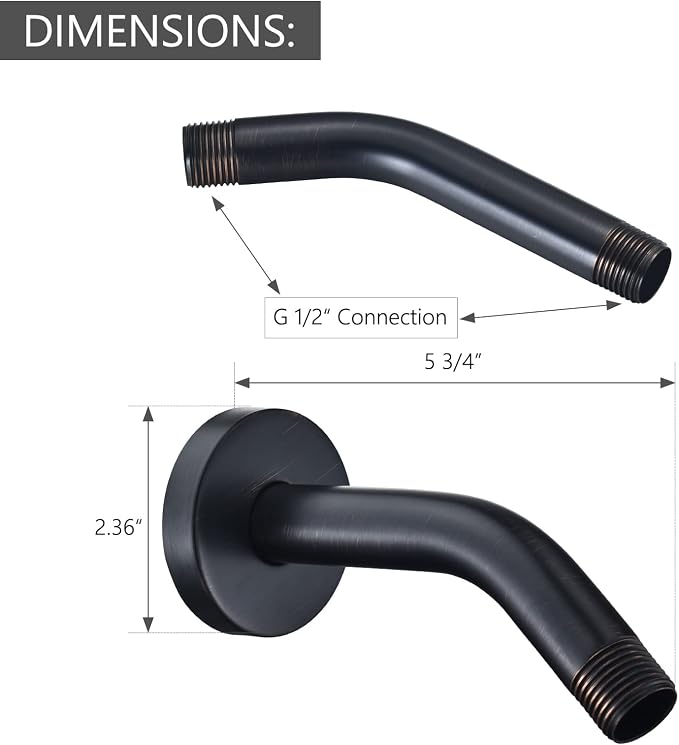 Wall Mounted Extention Shower Arm - Image 5
