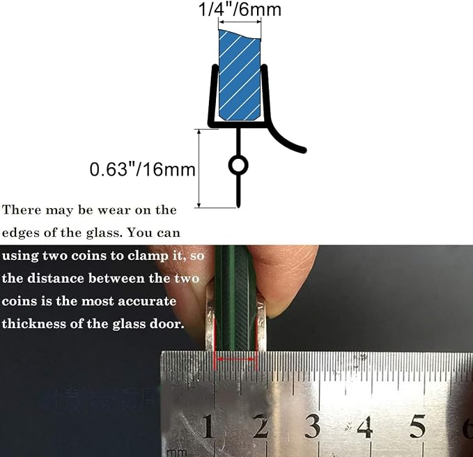 Frameless Shower Door Bottom Seal - Image 3