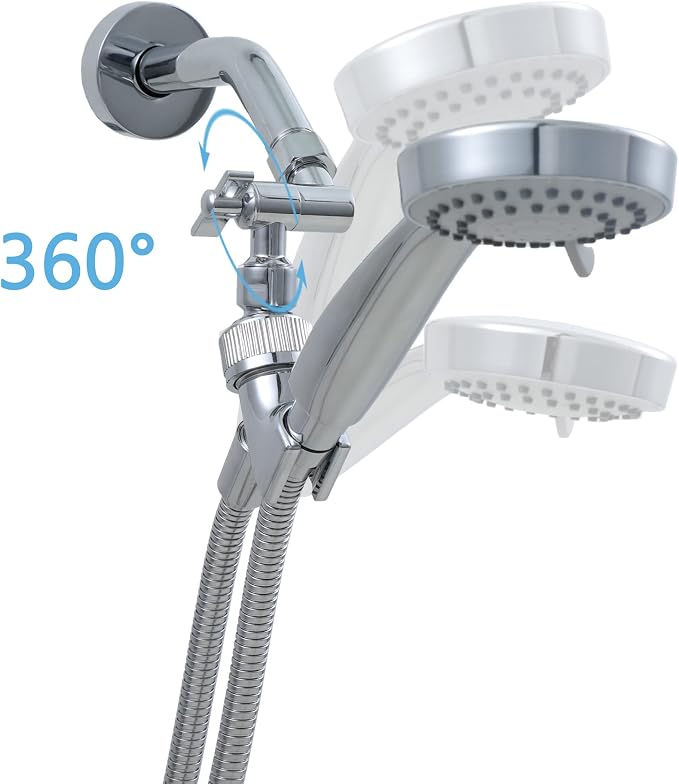 G-Sunny All Metal Shower Angle Adapter, Adjustable Shower Head Extension Adapter - Image 5