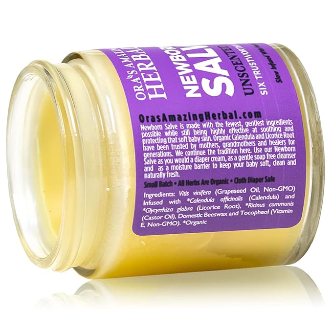 Ora's amazing Herbal, Newborn Salve, Diaper Rash Cream, Calendula Baby Balm - Image 5