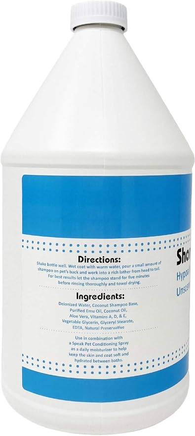Natural Dog Shampoo, Hypoallergenic Unscented, 1 Gallon - Image 2