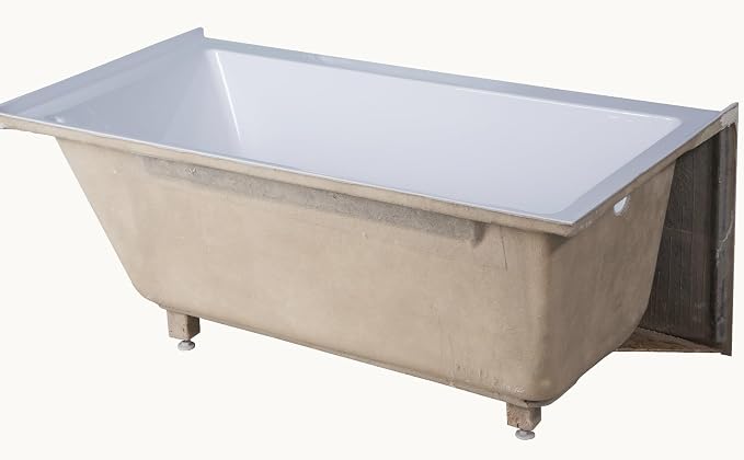 Fine Fixtures Acrylic, Fiberglass Alcove Soaking Bathtub - Image 13