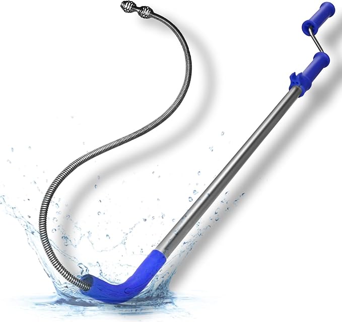 Toilet Snake Drain Clog Remover Tool, Closet Aauger Toilet Auger 6FT by PodoyDirect