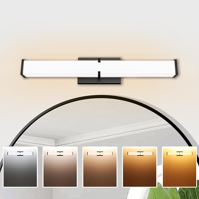 15.74Inch 2000LM Bathroom Light Fixtures 5CCT Optional, Dimmable Bathroom - Image 7