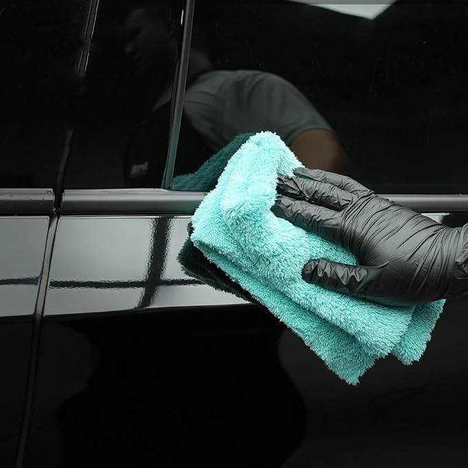 SPTA Microfiber Drying Towel Car Wash Drying Towel, 6 Pack Super Plush Edgeless - Image 8