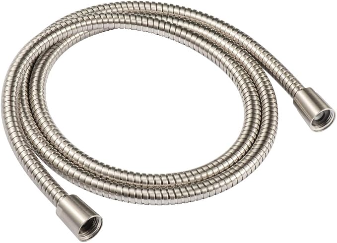 60-inch Extra Long Brushed Nickel Shower Hose Replacement, 304 Stainless Steel by JAKARDA