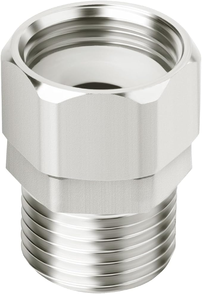 TAISHER 2PCS 304 Stainless Steel Flexible Movable Connector, 1/2" Male - Image 2