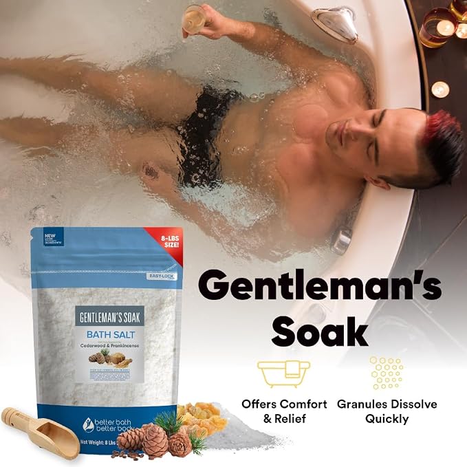 Gentleman's Bath Salt 128 Ounces Epsom Salt - Image 6