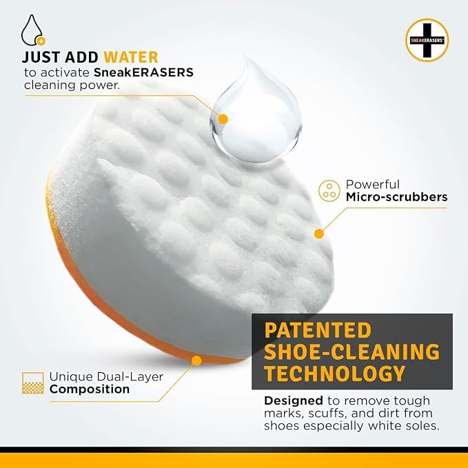 SneakERASERS Instant Sneaker Cleaner, Premium Shoe Cleaning Kit - Image 2