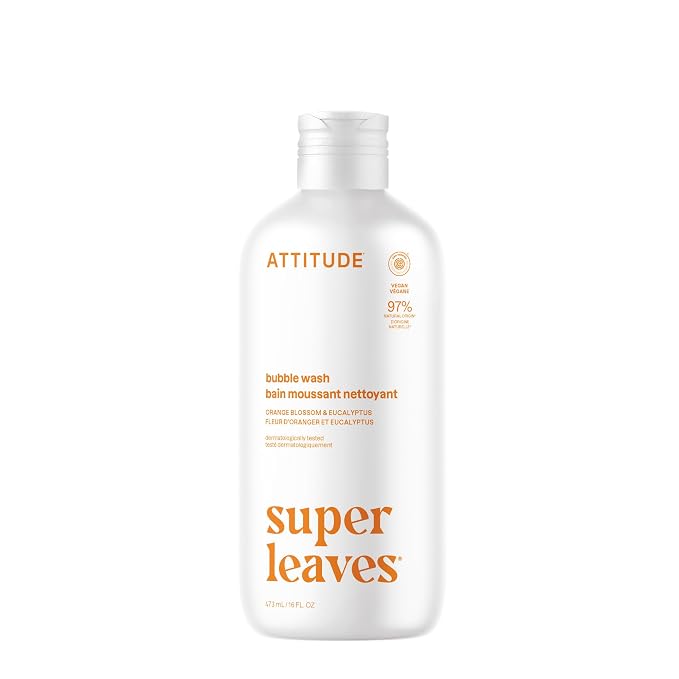 ATTITUDE Bubble Bath, EWG Verified, Plant and Mineral-Based, Dermatologically by ATTITUDE