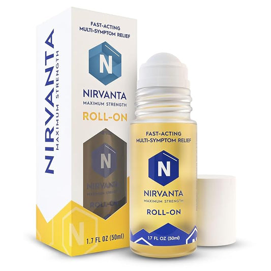 Natural Nerve Comfort Roll-On Oil 1.7oz – Fast-Absorbing by NirvantaHealth
