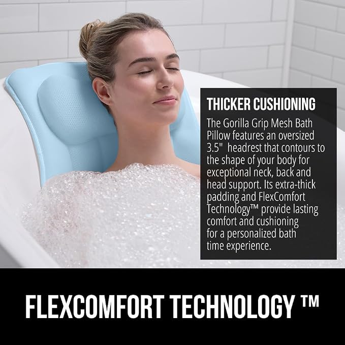 GORILLA GRIP Bath Pillow for Tub - Image 3