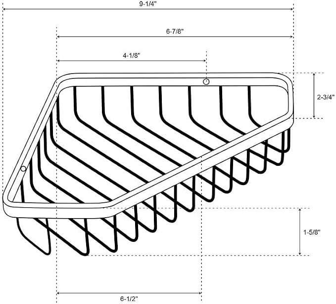 Corner Shower Caddy Basket, Shampoo Holder - Image 5