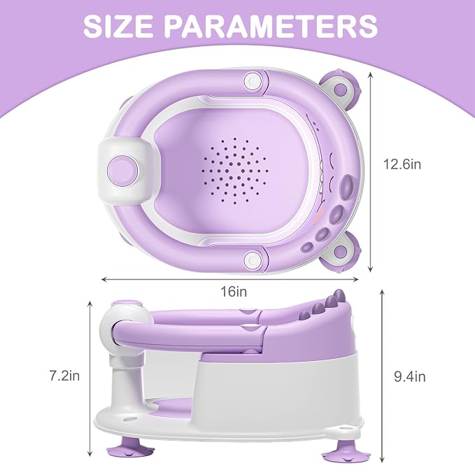 TPN Baby Bath Seat for Babies 6 Months & Up, Non-Slip Toddler Bath Seat - Image 8