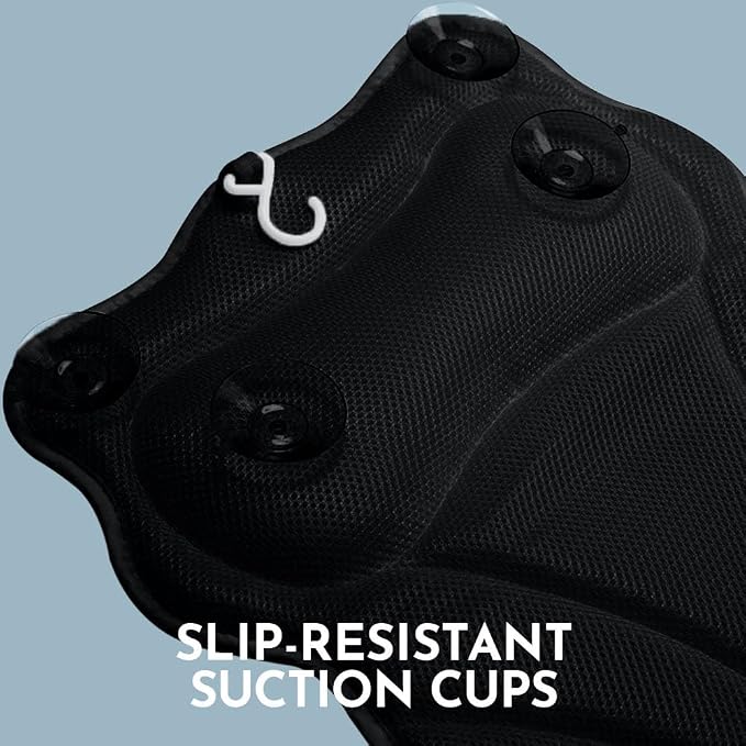 WONDERfoam Thick Padded Ergonomic Bath Pillow - Image 4
