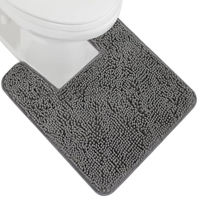 GORILLA GRIP Plush Absorbent Shaggy Chenille Bath Rug Mat by GorillaGrip