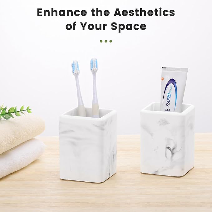 Luxspire Toothbrush Holders 2 Pack, Fast Drying Toothbrush Holders - Image 7