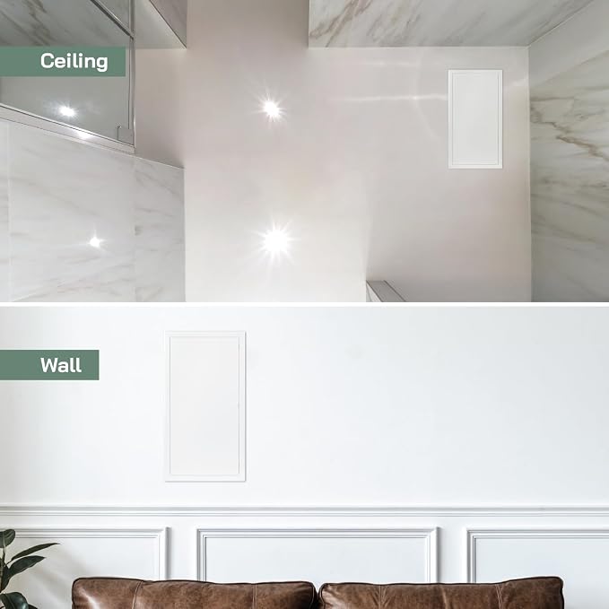 Vent Systems 10'' x 20'' Inch White Metal Access Panel - Image 5