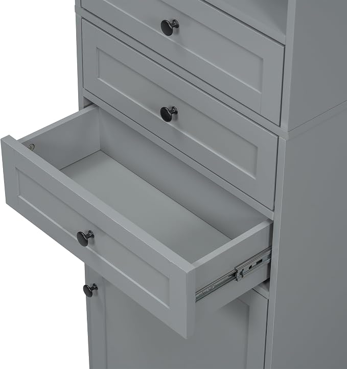 Favfurish 67" Tall Bathroom Storage Cabinet - Image 13