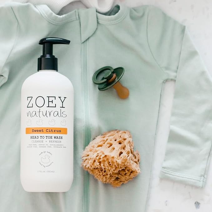 Zoey Naturals Sweet Citrus Baby Wash & Shampoo, Made - Image 5