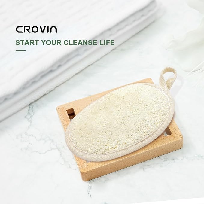 Natural Loofah Exfoliating Body Scrubber, Made - Image 8
