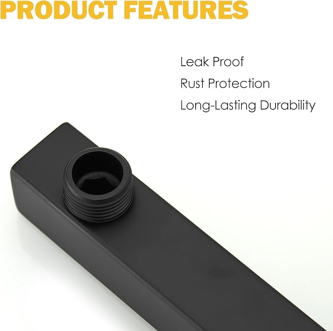BESy 16 Inches Straight Extended Shower Arm - Image 6