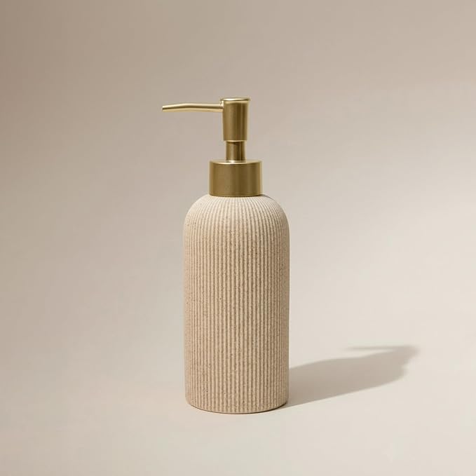 Lunestella Sand Beige Hand Soap Dispenser - Image 4